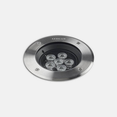 Luminosa Lighting Luminosa Gea Outdoor Led Recessed Ground Uplight Stainless Steel Polished 8.5Cm 260Lm 10Deg. 4000K Ip67 from B&Q