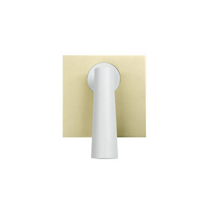 Luminosa Lighting Luminosa Gamma Led Wall Reading Light Satin Gold White 175Lm 2700K from B&Q