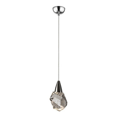 Luminosa Ing Luminosa Aquaria Integrated Led Pendant Ceiling Chrome, Transparent 3000K 450Lm - Uk Stock Light