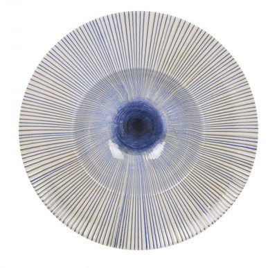 B&Q Irys Risotto Plate Pasta Bowl Stoneware 28Cm