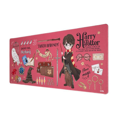 Grupo Erik XXL Mouse Pad - Harry Potter Gifts | Gaming Desk Mat 31.5 x 13.8 inches, Non-Slip Rubber Keyboard & Mouse Mat Large | Gaming Gifts Gamer - Image 9