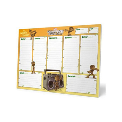  - Guardians Of The Galaxy Groot A4 Weekly Planner Notepad