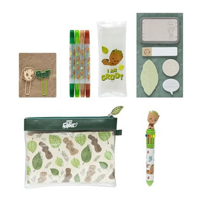 OFFICIAL MARVEL COMICS GROOT WRITING STATIONERY SET STICKY NOTES PEN ERIK - Image 6
