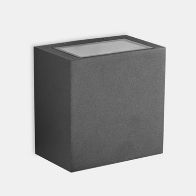 Luminosa Lighting Luminosa Afrodita Outdoor Led Up Down Light Big Urban Grey Ip66 19.3W 4000K Dimmable from B&Q