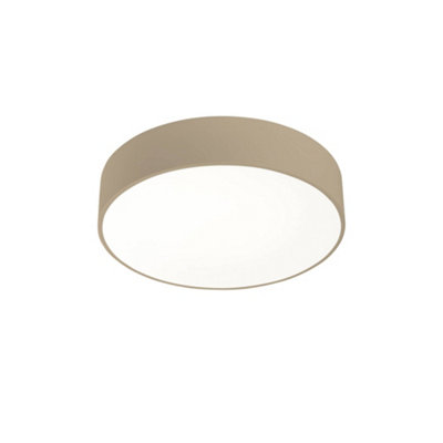 Luminosa Lighting Luminosa Caprice Led Round Flush Ceiling Light Painted Gold Phase Cut Dimming 52Cm 3940Lm 3000K from B&Q