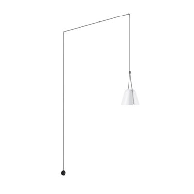 Luminosa Lighting Luminosa Attic Wall Light Matt White 1X E27 from B&Q