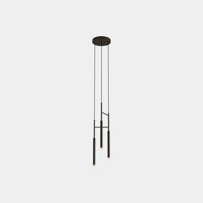 Luminosa Lighting Luminosa Candle Cluster Pendant Ceiling Light Black Led 11.5W 2700K Phase Cut Dimming from B&Q