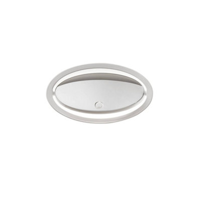 Luminosa Lighting Luminosa Ely Paret Led Flush Wall Light White Touch Dimmer 1125Lm 3000K from B&Q