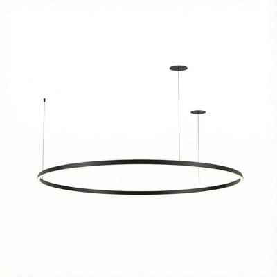 Luminosa Lighting Luminosa Circular Downward Recessed 206Cm Home Black Led 108W 2700K Dali Dimmming from B&Q