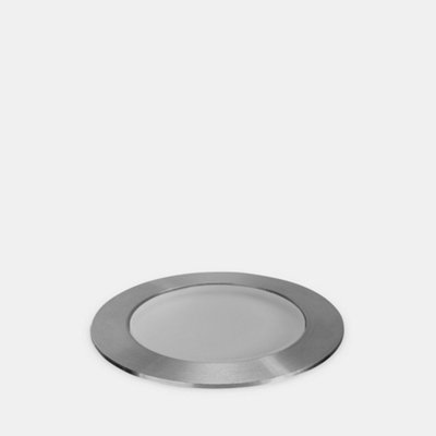 Luminosa Lighting Luminosa Rim Outdoor Led Recessed Ground Light Polished Ip65/ip67 1W 3000K Dimmable from B&Q