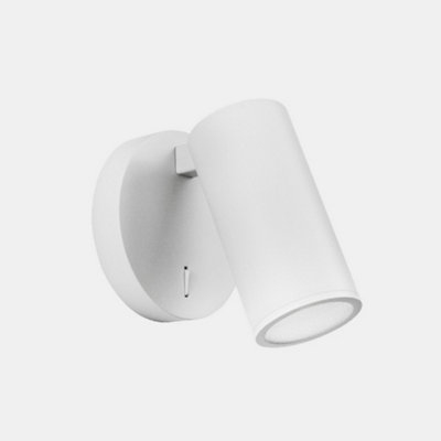 Luminosa Lighting Luminosa Simply Single Spotlight Wall Lamp White Gu10 from B&Q