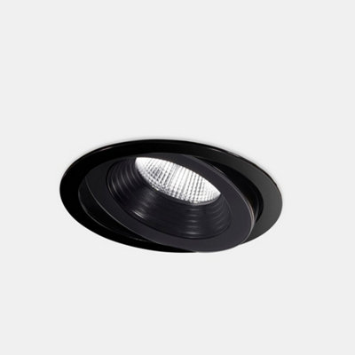 Luminosa Lighting Luminosa Dako Outdoor Led Recessed Downlight Small Black Ip65 Ik06 3000K from B&Q
