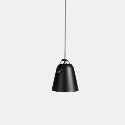 Luminosa Lighting Luminosa Napa Small Dome Pendant Ceiling Light Black E27 15W from B&Q