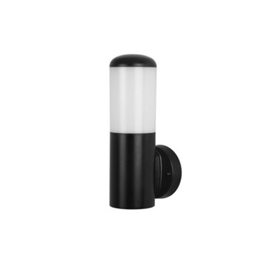 Luminosa Lighting Luminosa Indoo Outdoor Modern Wall Light Black Ip44 E27 40W from B&Q
