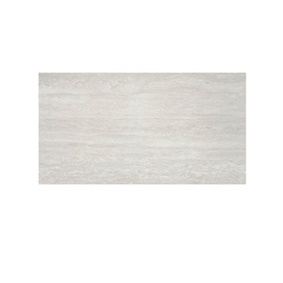 Travertine Ivory Matt Natural Stone Effect Porcelain Indoor Wall & Floor Tile Sample from B&Q