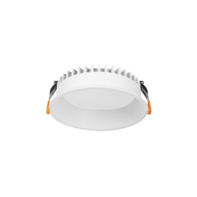 Luminosa Lighting Luminosa Jet 85mm Led Recessed Downlight WhiteIp54 6W 4000K 567Lm from B&Q