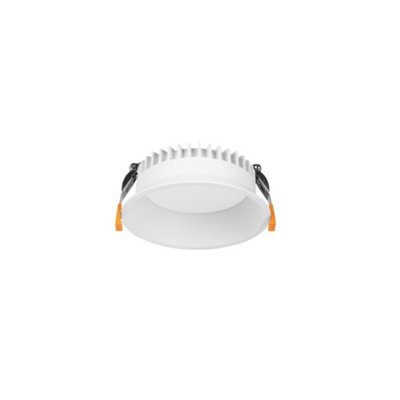 Luminosa Lighting Luminosa Jet 120mm Led Recessed Downlight White,ip54 8.5W 4000K 732Lm from B&Q