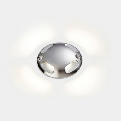 Luminosa Lighting Luminosa Pixel Outdoor Led Recessed Ground Light Aisi 316 Stainless Steel Ip65/ip67 3.4W 3000K from B&Q