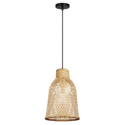 Luminosa Lighting Luminosa Riba 210mm Dome Hanging Pendant E27 40W from B&Q