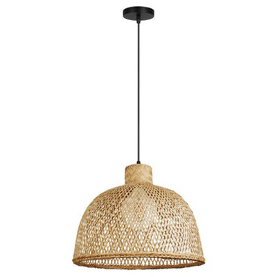 Luminosa Lighting Luminosa Riba 350mm Dome Hanging Pendant E27 40W from B&Q