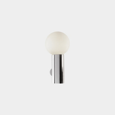 Luminosa Lighting Luminosa Mist Single Bathroom Wall Light Chrome E14 from B&Q