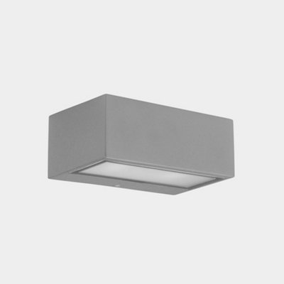 Luminosa Lighting Luminosa Nemesis Outdoor Led Up Down Light GreyOpal Ip65 17.5W 2700K from B&Q