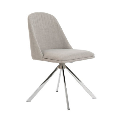 Rackhams Grey Fabric Swivel Chair 4020 - Image 3