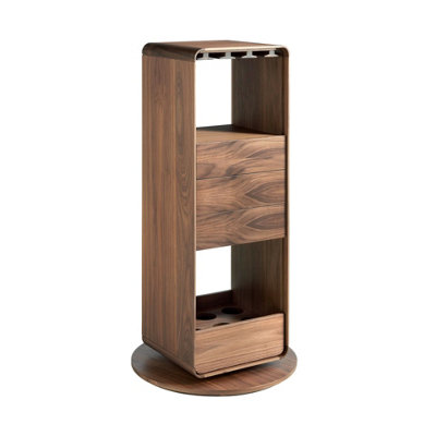 Rackhams Swivelling Walnut Bar Cabinet 3115 - Image 3