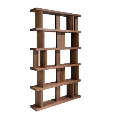 Stylish Walnut Wood ShelfModel 3023 By Angel Cerda from B&Q