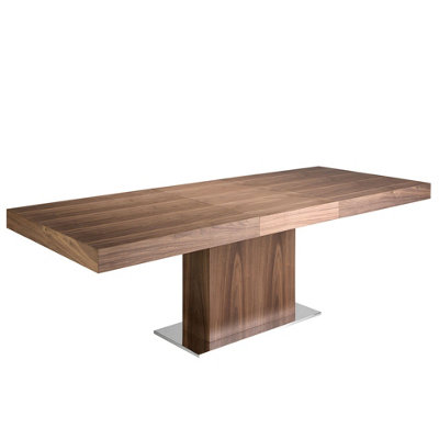 Rackhams Rectangular Walnut Extending Dining Table 1015 - Image 3