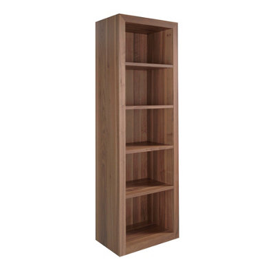 Angel Cerda Stylish Walnut Wooden Shelf For Modern Interiors from B&Q