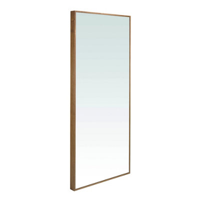 Rackhams Rectangular Walnut Wall Mirror 3213 - Image 3