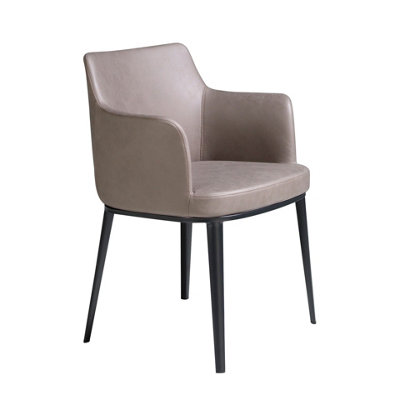 Stylish Mink Fabric Dining Chair By Angel Cerda from B&Q