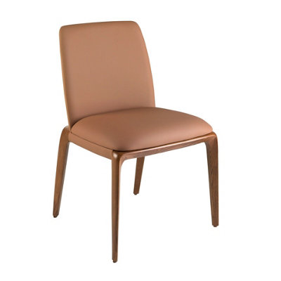 Rackhams Brown Leatherette Chair 4135 - Image 3
