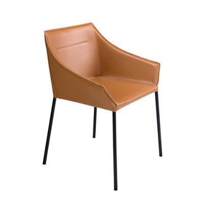 Angel Cerdá Brown Leatherette Chair 4144 - Image 3