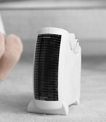 Extrastar Electric Portable Fan Heater 2000W Overheat Protection, Floor Or Upright