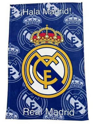 Real Madrid Cf Hala Fleece Blanket from B&Q