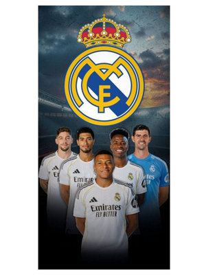 Real Madrid Cf Players Beach Towel from B&Q