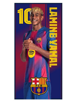 Fc Barcelona Lamine Yamal Microfiber Towel from B&Q