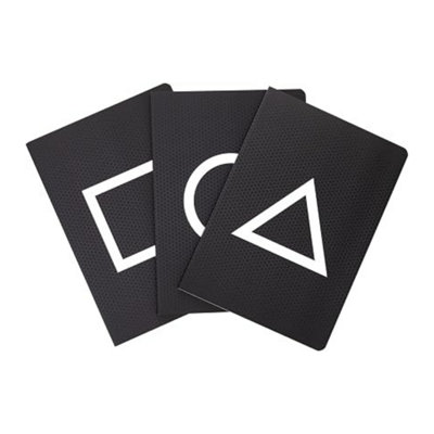Grupo Erik Squid Game Pack Of 3 A5 Notebooks - Black - Image 6