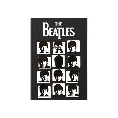 The Beatles A5 Premium Notebook Black and White - Image 3