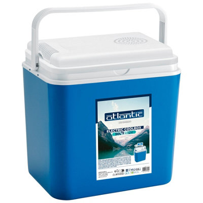 Atlantic Cool Box30L 12VBlue from B&Q