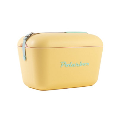 Polarbox 20L Retro CoolboxYellow Cyan Pop from B&Q