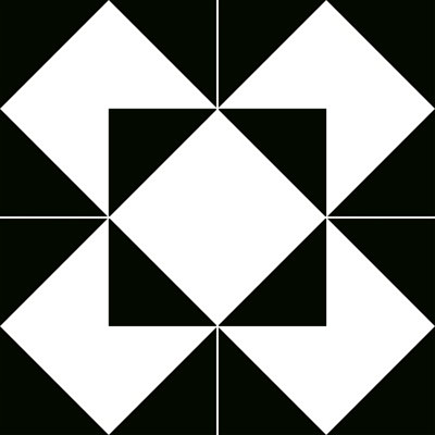 House of Mosaics Diamond Mono Mix 20X20 Wall & Floor TilePack Of 15 from B&Q