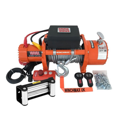Winchmax 9,000Lb 12V Winch En14492 Compliant. from B&Q