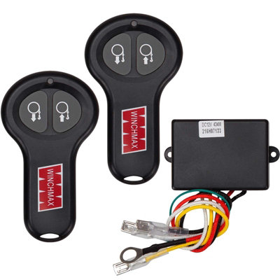 Winchmax Wireless Winch Remote Control Twin Handset 24V from B&Q