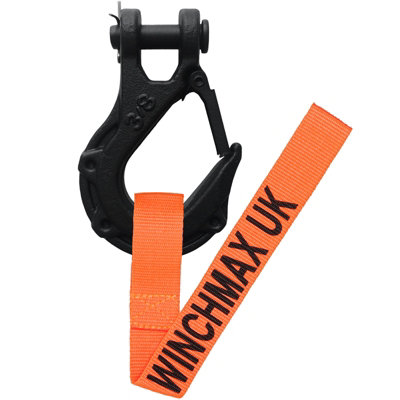 Winchmax 3/8 Inch Clevis Tactical Hook. Suitable For Winches Up To 14,000Lb from B&Q