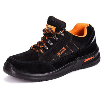 Black Hammer Mens Safety Boots Steel Toe Cap Work Shoes Ankle Trainers Hiker Protective Mid Sole S1p Src 9952 (5 Uk) Size 5