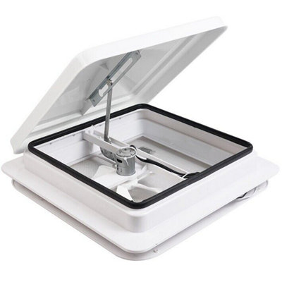 White Skylight Roof Vent For Horsebox Camper Motorhome 420X420mm from B&Q