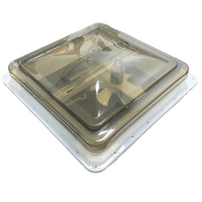 Smoke Top Skylight Roof Vent For Horsebox Camper Motorhome 420X420mm from B&Q